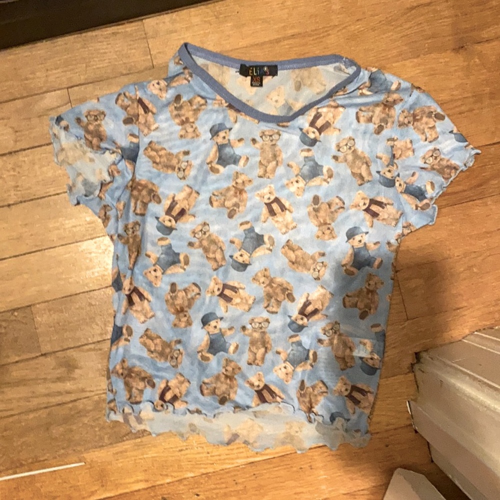 Delias by dolls kill teddy bear top